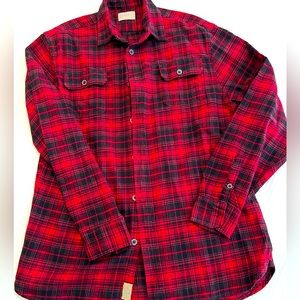 Red flannel shirt